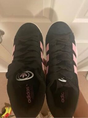 adidas Black Sneakers  campus